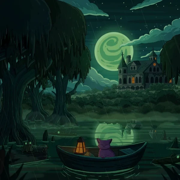Cypress Manor cover art by Purrple Cat